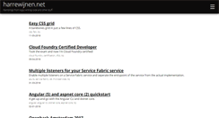 Desktop Screenshot of harrewijnen.net